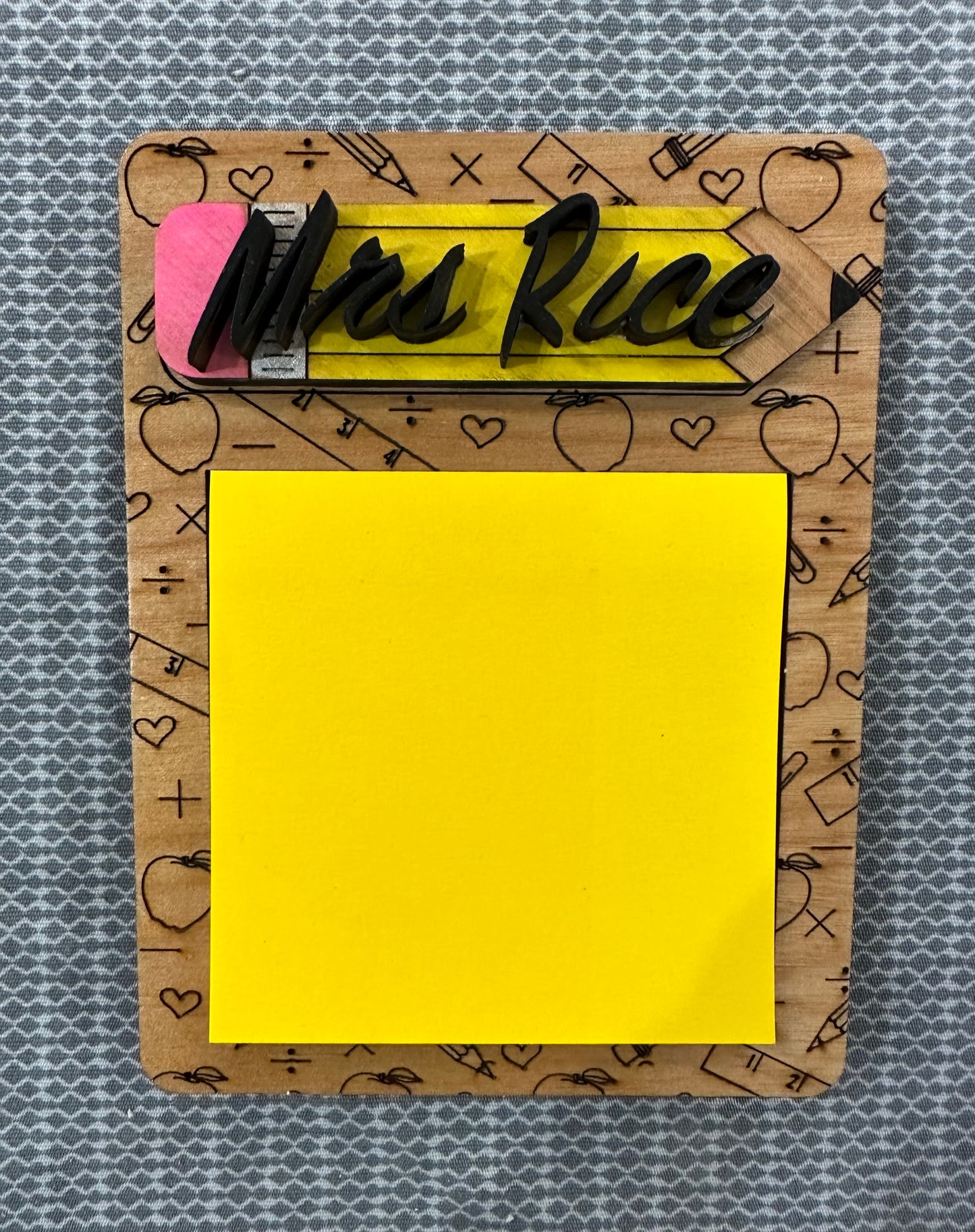 Teacher Post-it note holder