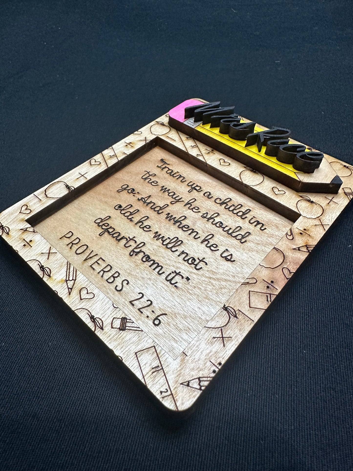 Teacher Post-it note holder