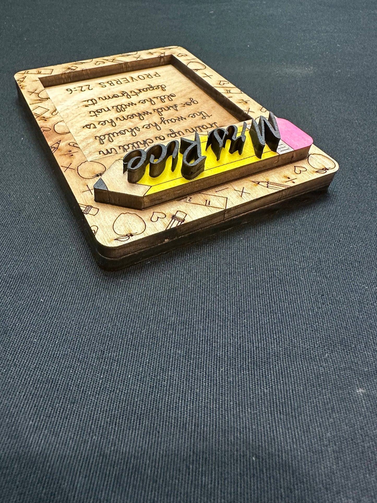 Teacher Post-it note holder
