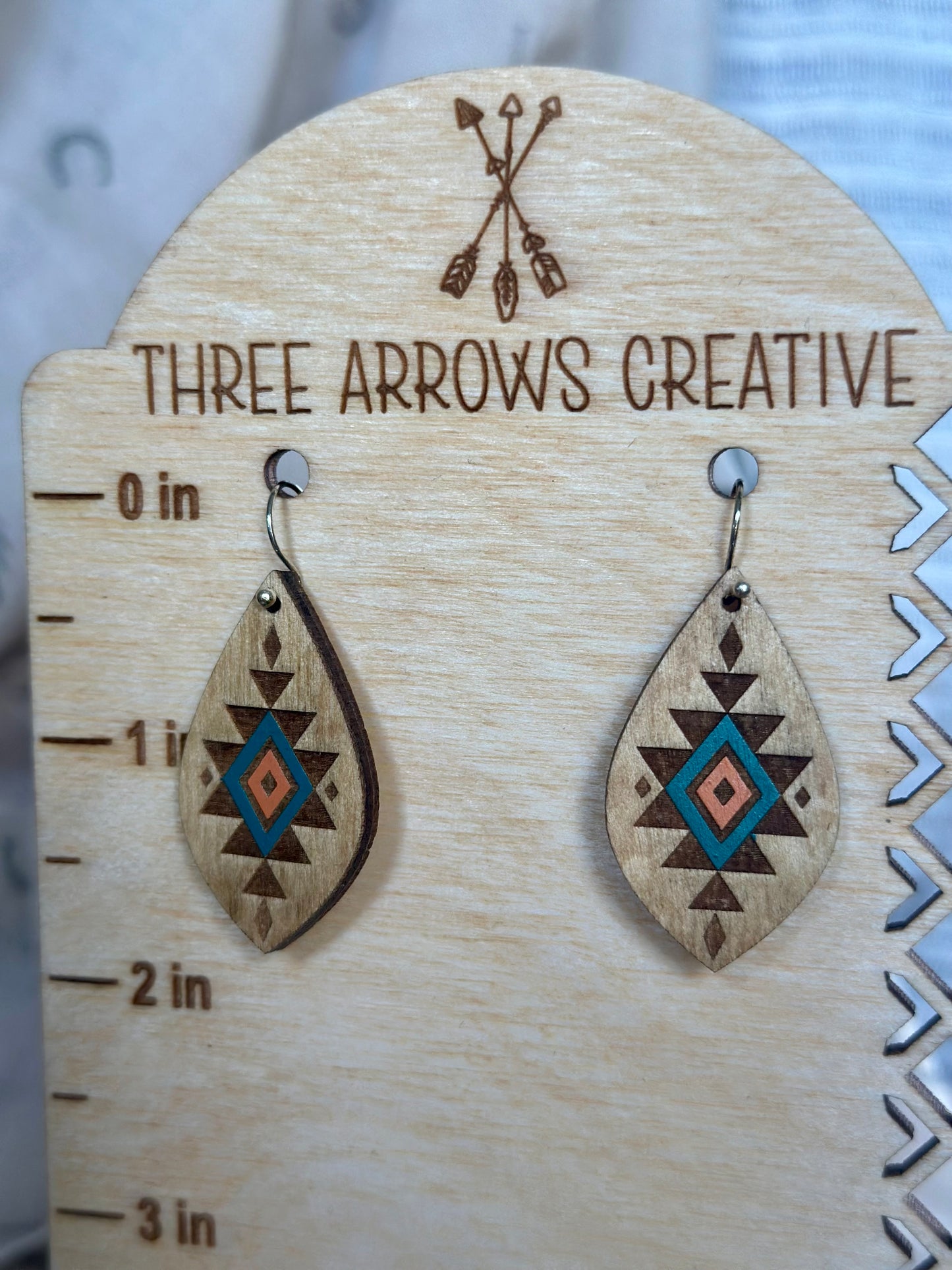 Canyon Echo Teardrop Shaped Earrings
