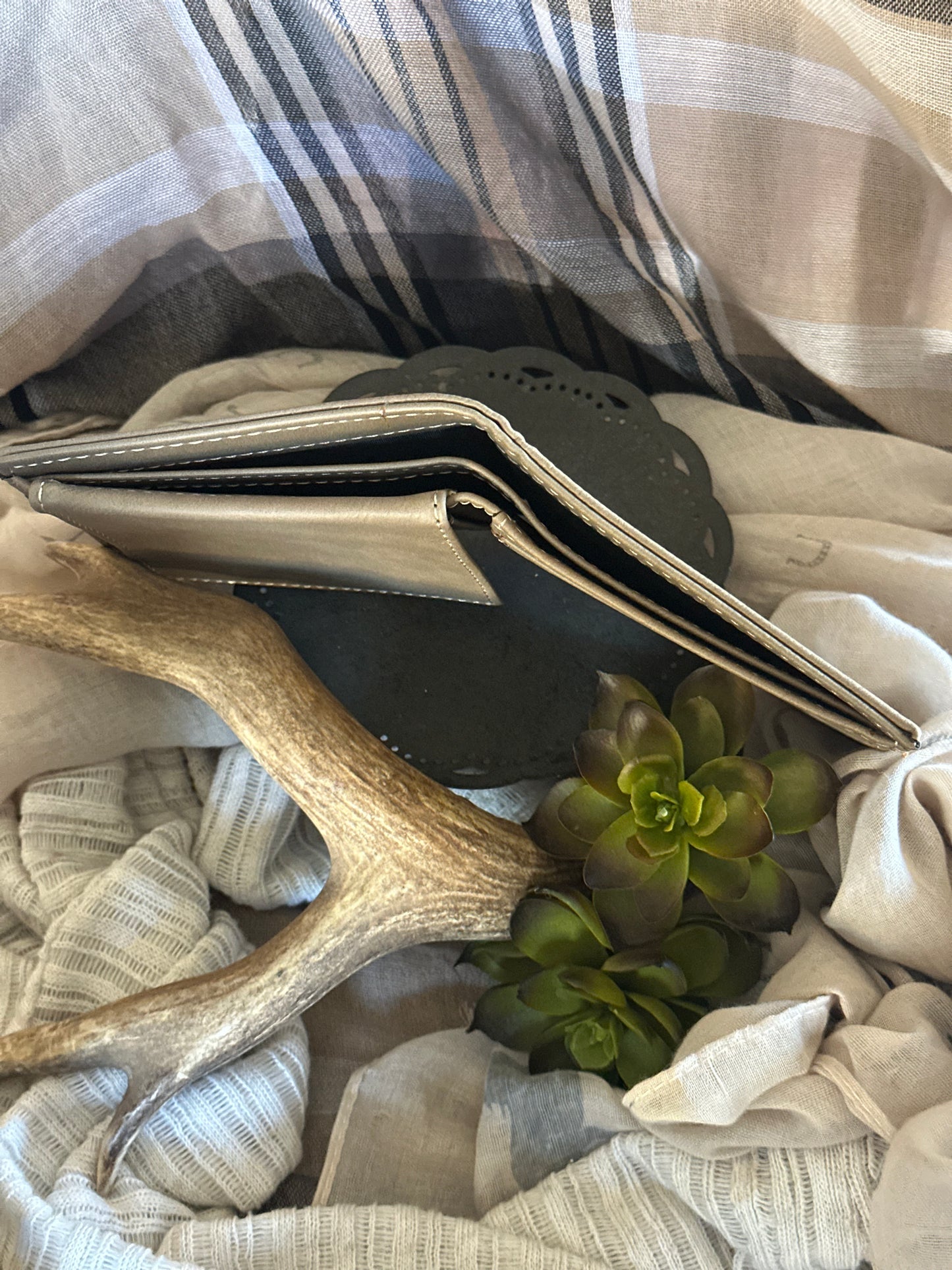 Bone Collector Bifold Wallet with ID Pocket
