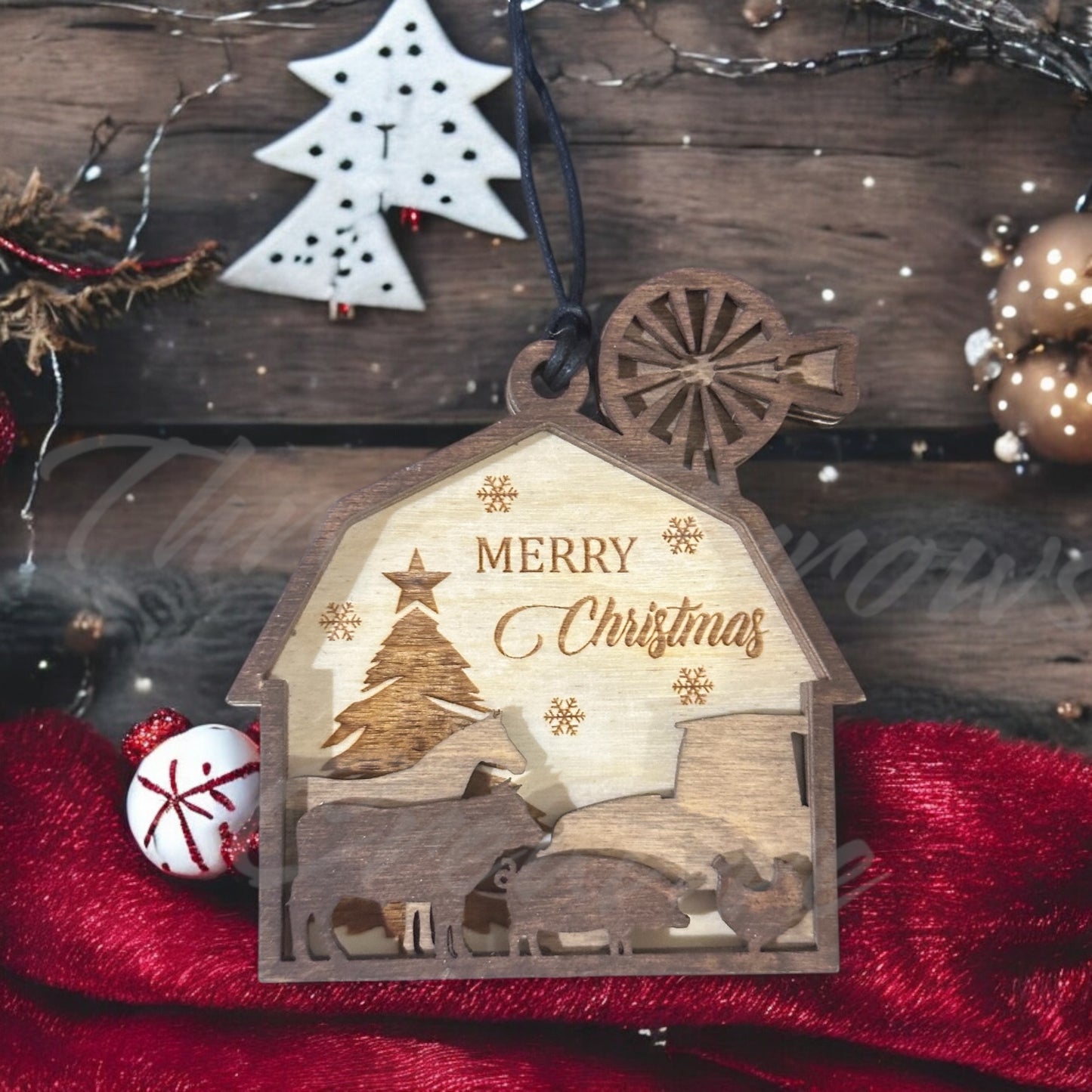 Barnyard Blessings Ornament