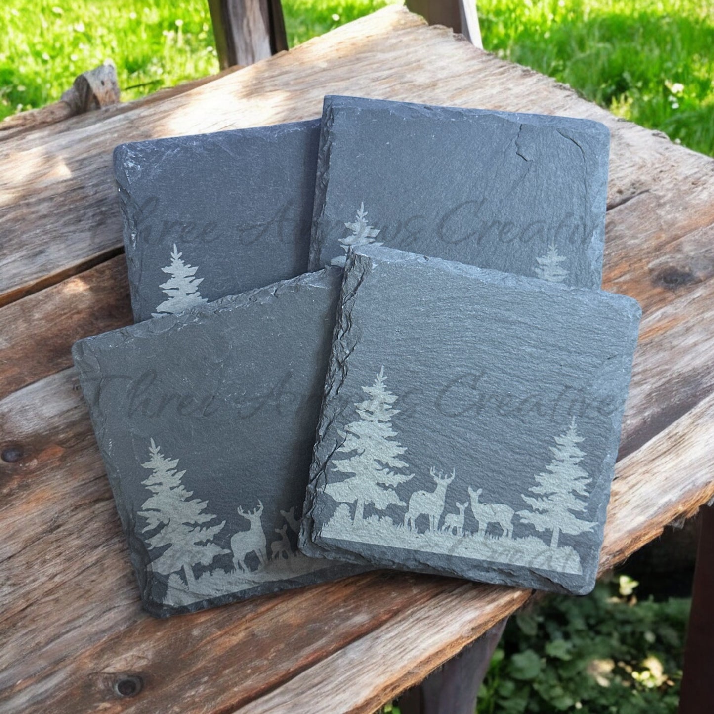 In The Timberline Coaster Set