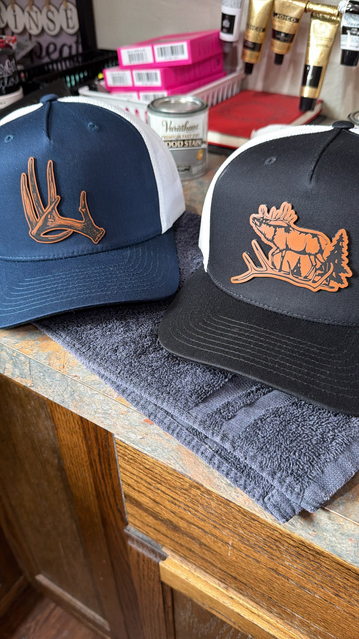 The Briar Flat Brim Trucker Hat