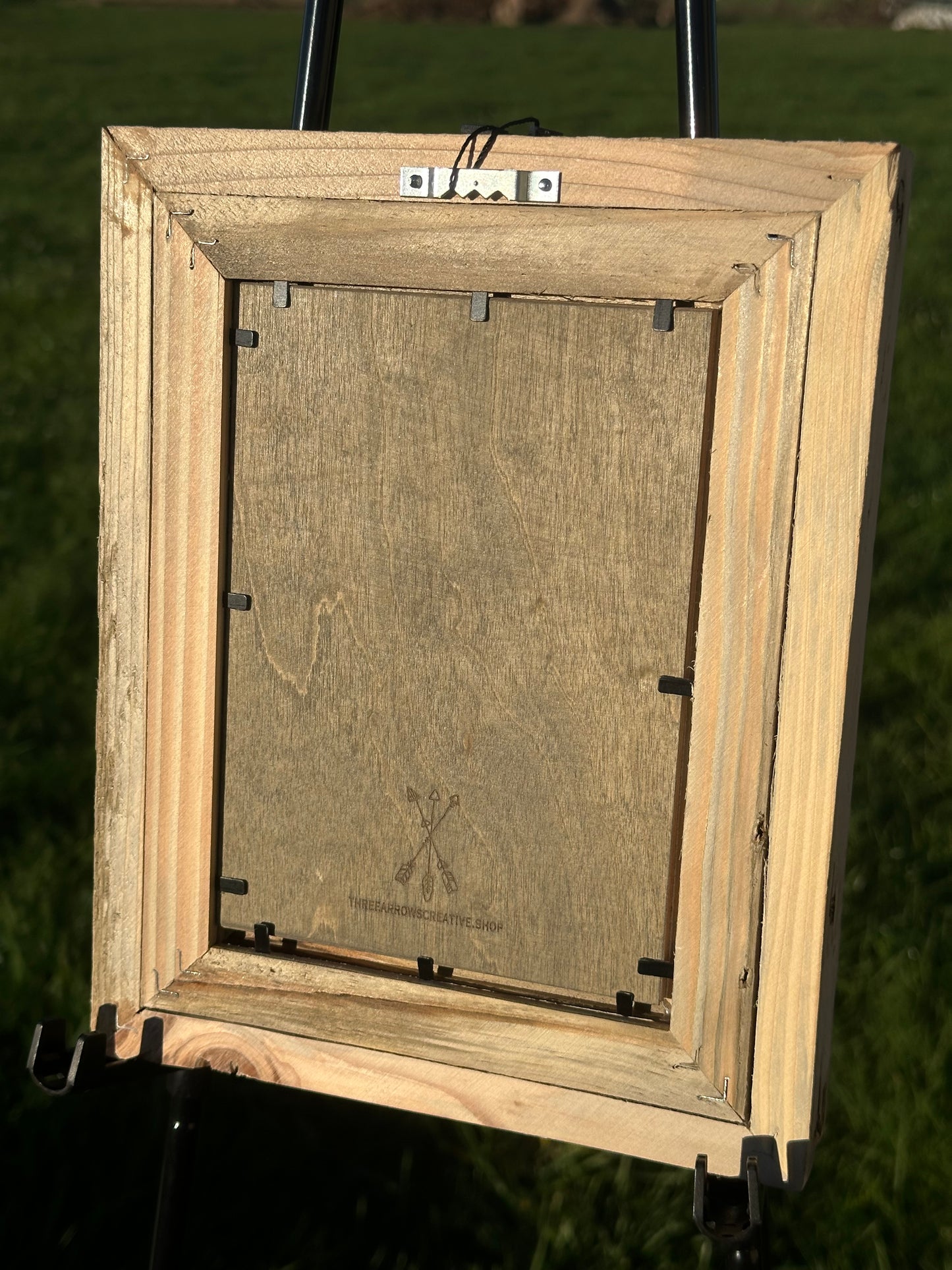 Mini Engraved Cowhide Picture-Created With Purpose