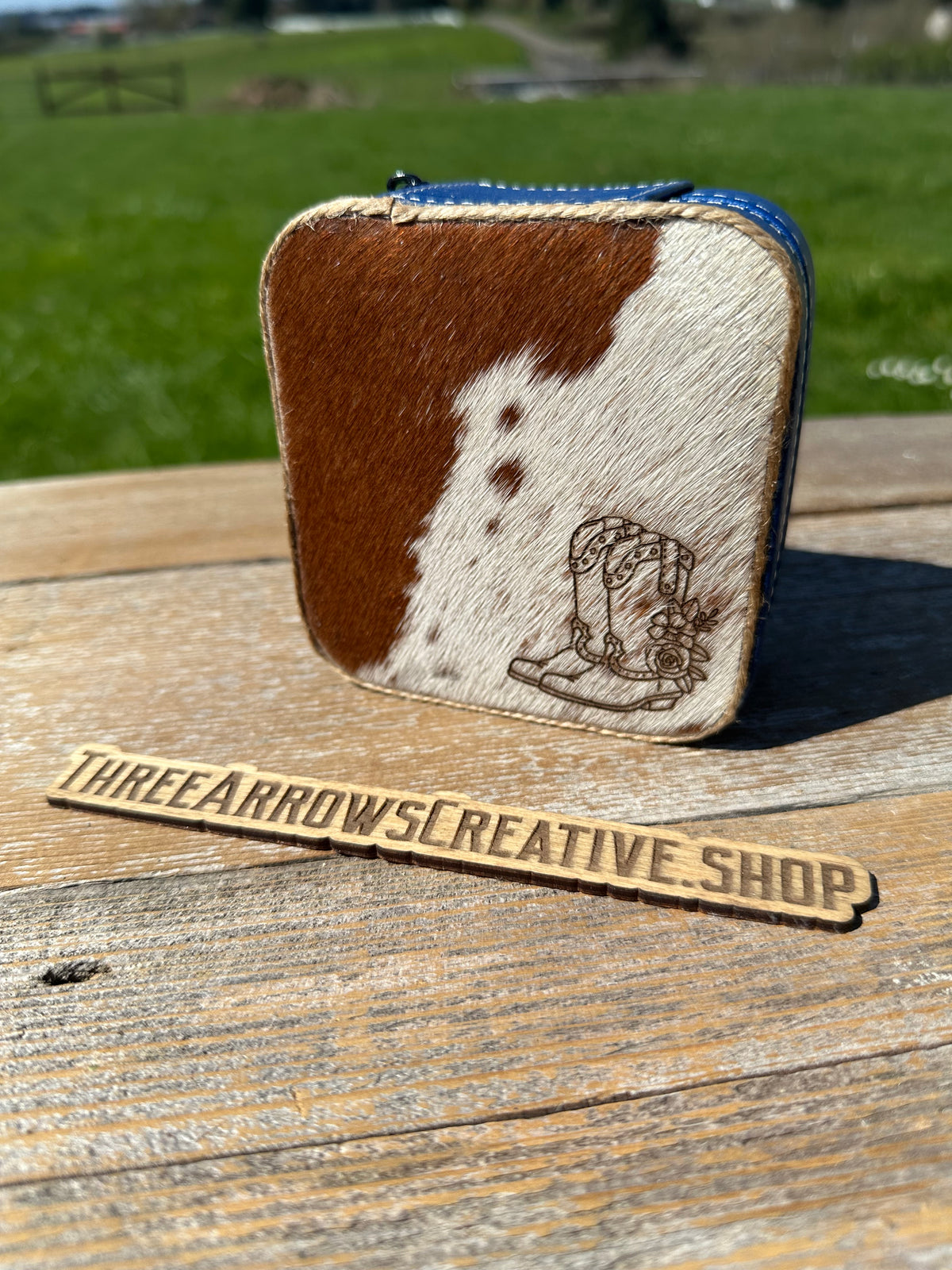 Blue Boots Jewelry Box