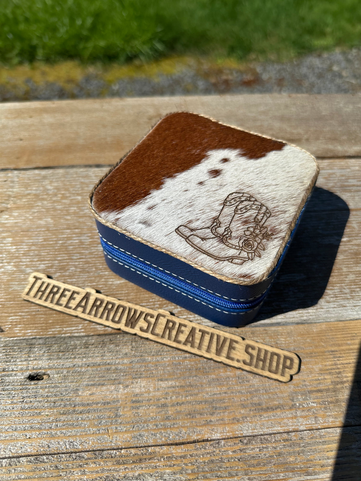 Blue Boots Jewelry Box