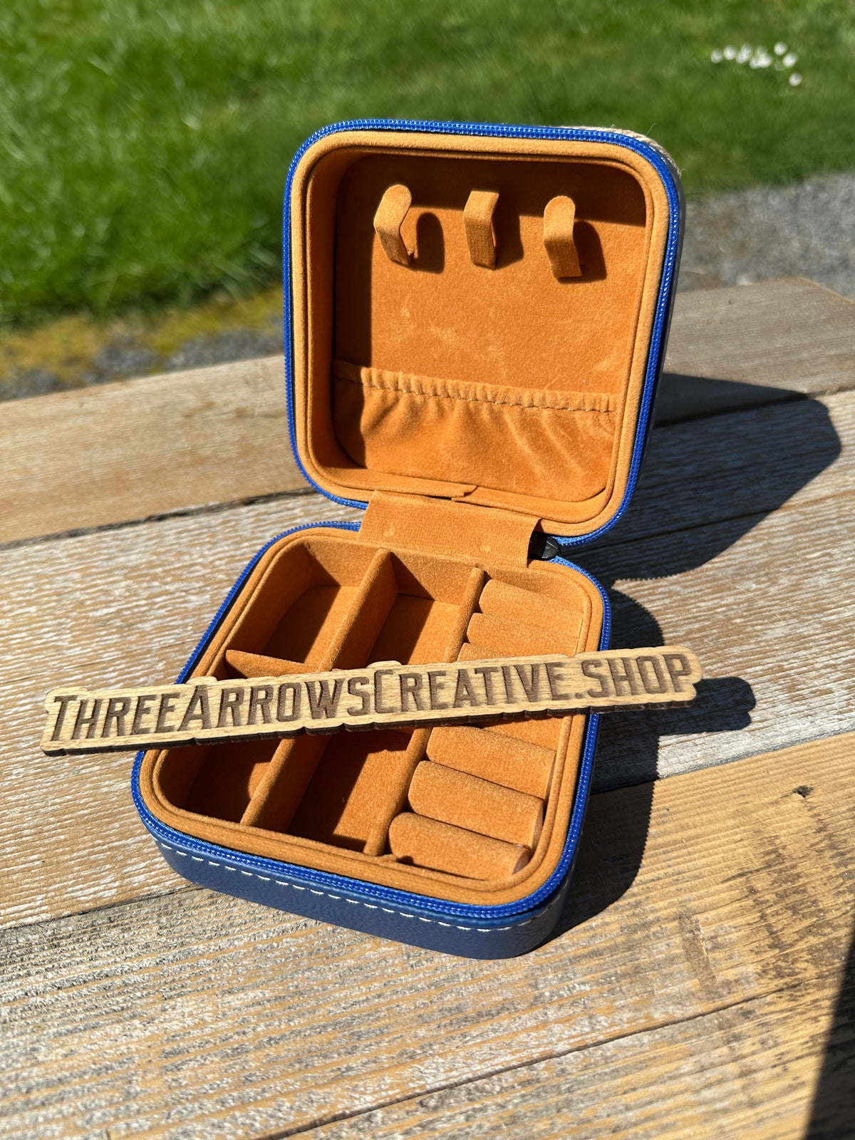 Blue Boots Jewelry Box
