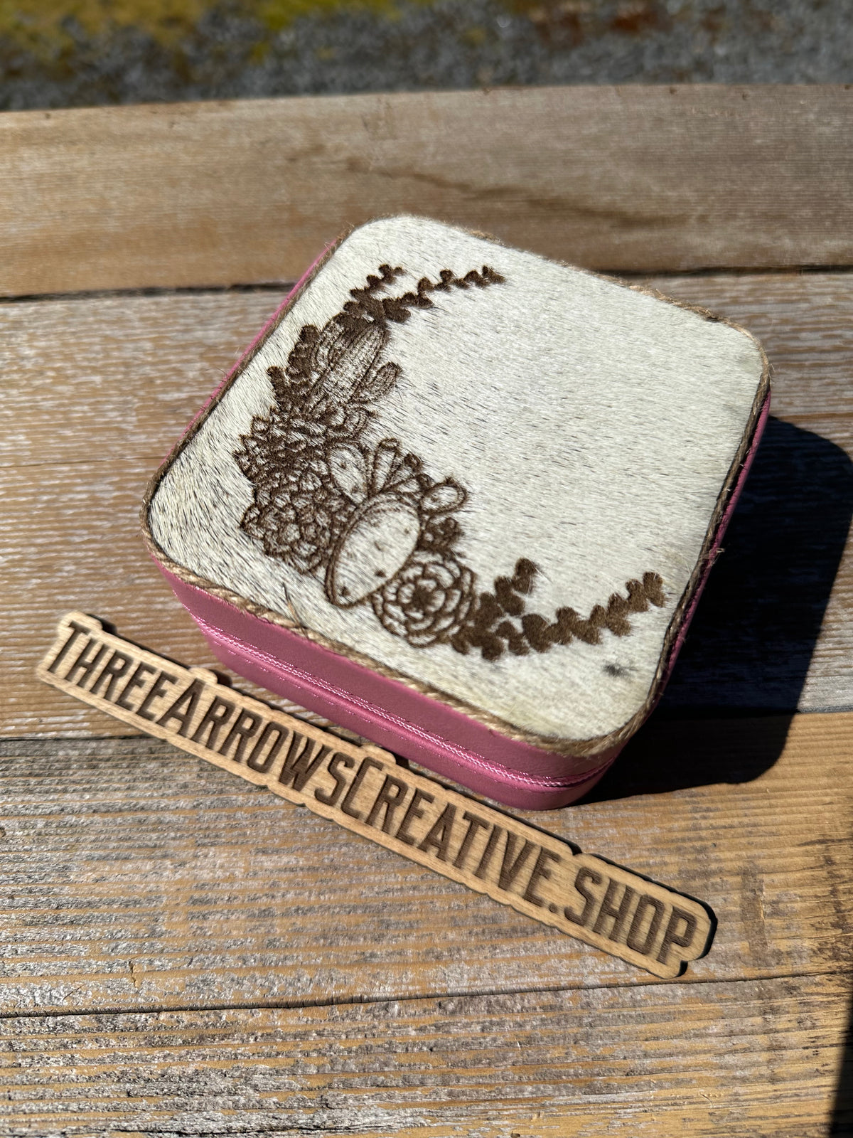 Cactus Succulent Jewelry Box