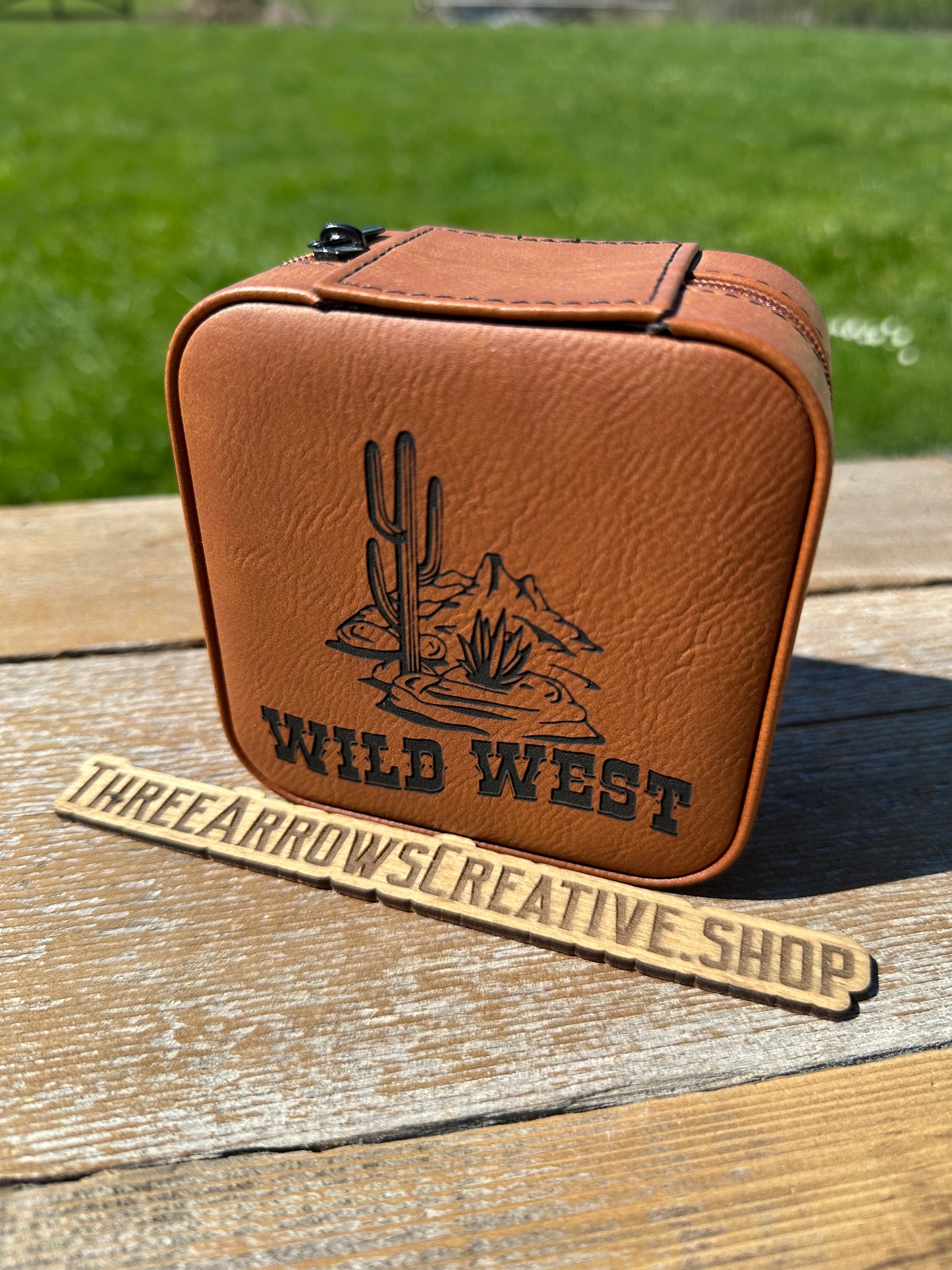 Welcome to the Wild Small Travel Jewelry Box