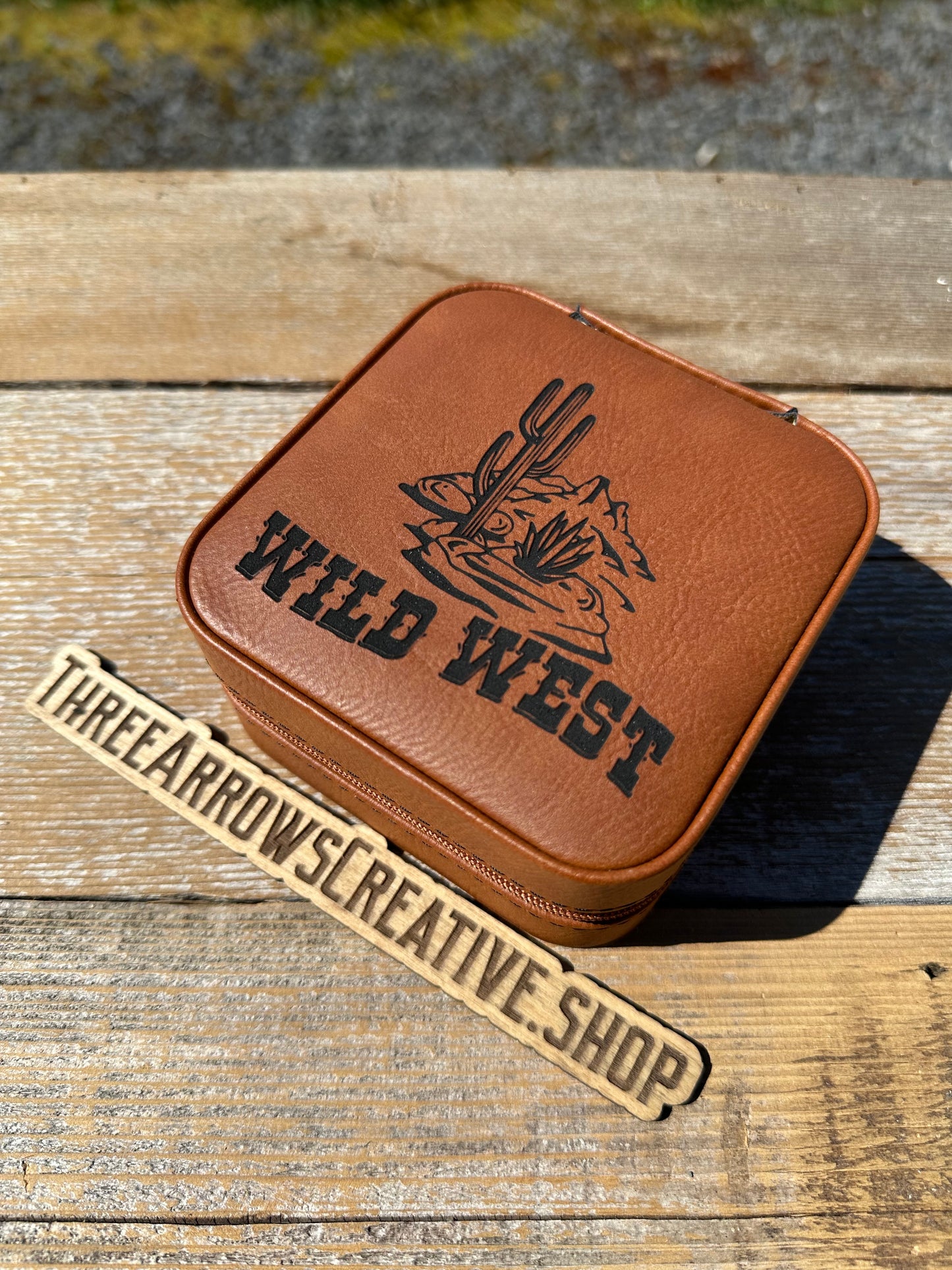 Welcome to the Wild Small Travel Jewelry Box