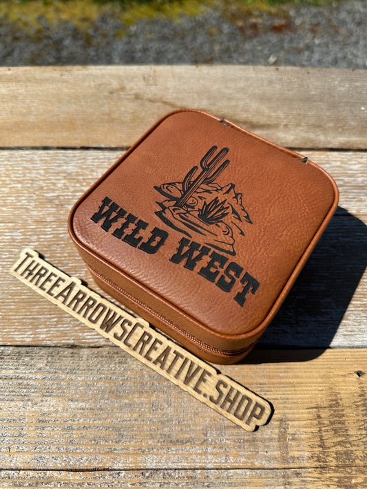 Welcome to the Wild Small Travel Jewelry Box