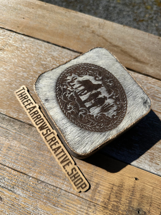True Love Buckle Gray Jewelry Box
