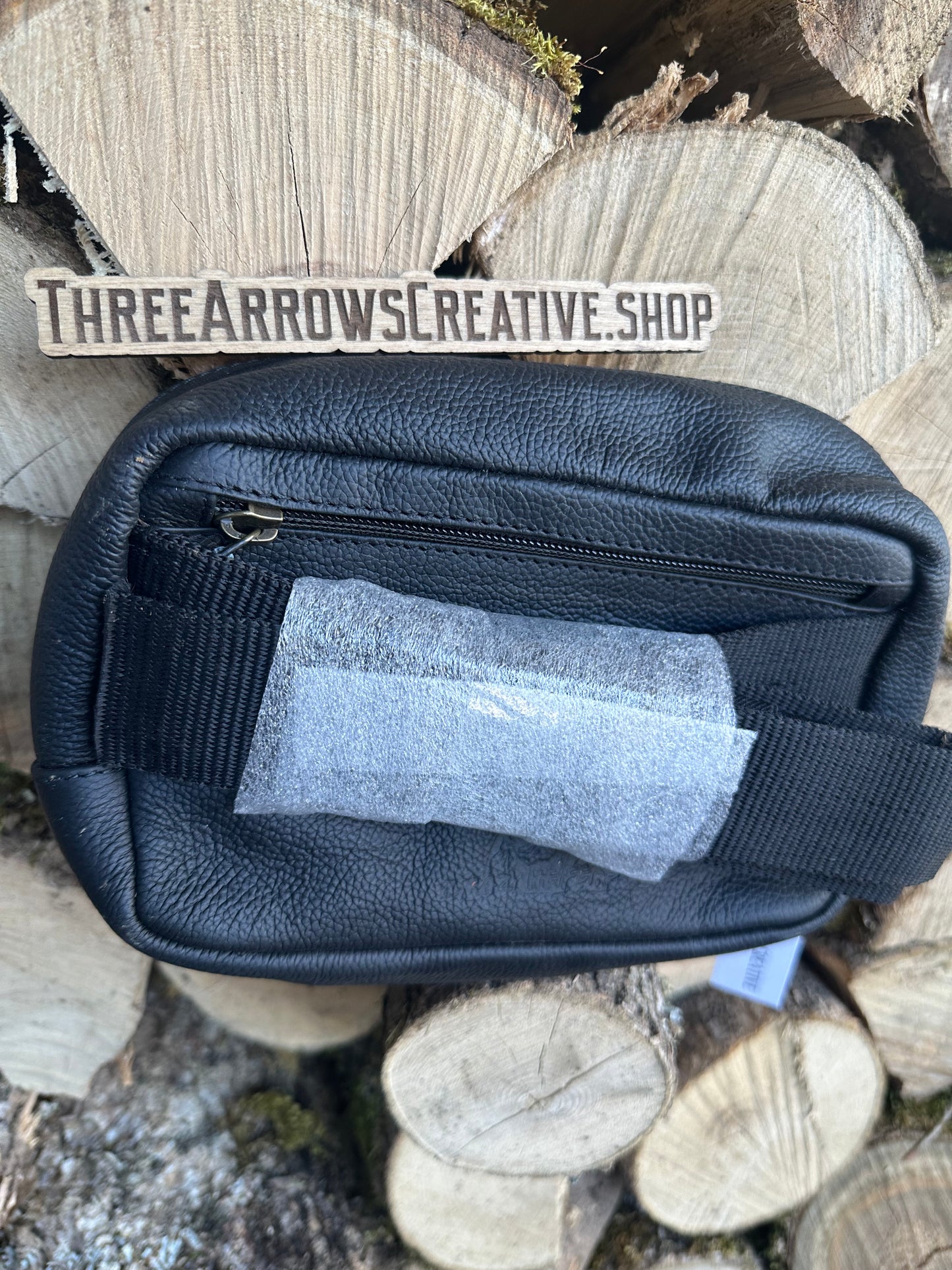 Aztec Leather & Cowhide Belt Bag