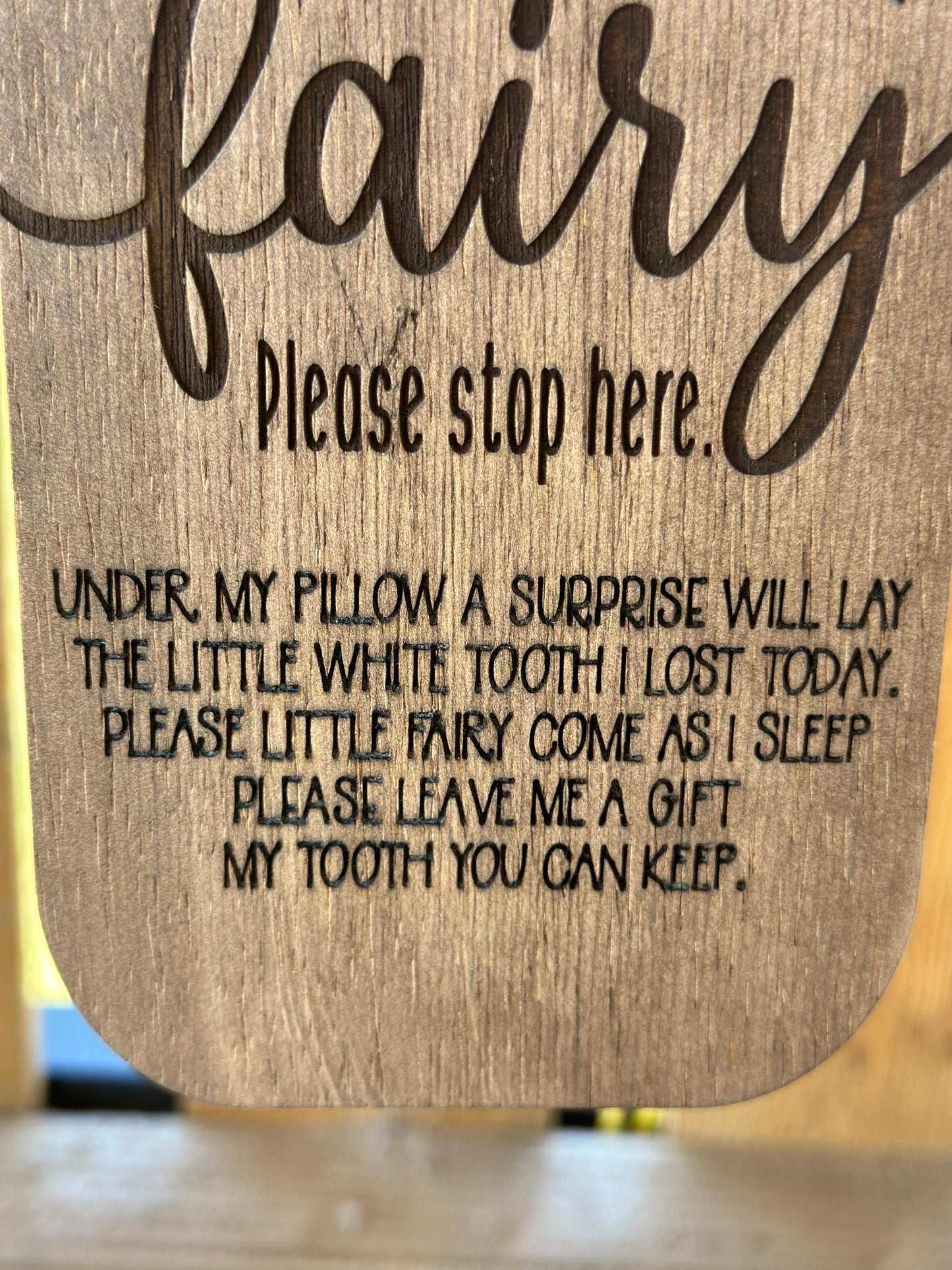 Cowpoke's Tooth Fair Door Hanger