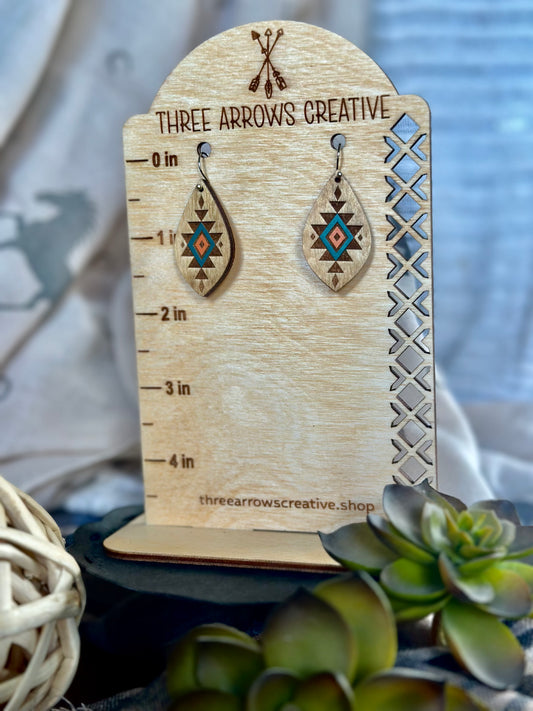 Canyon Echo Teardrop Shaped Earrings