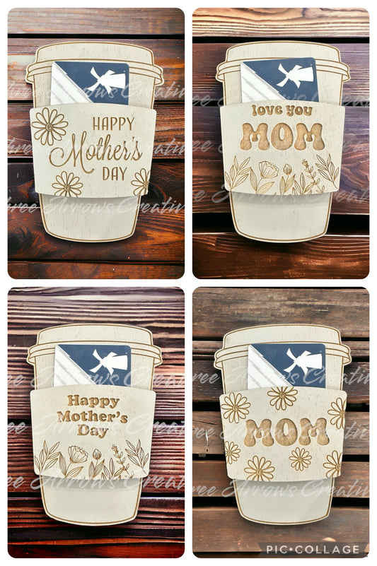 Mama Needs Caffeine Gift Card Holder