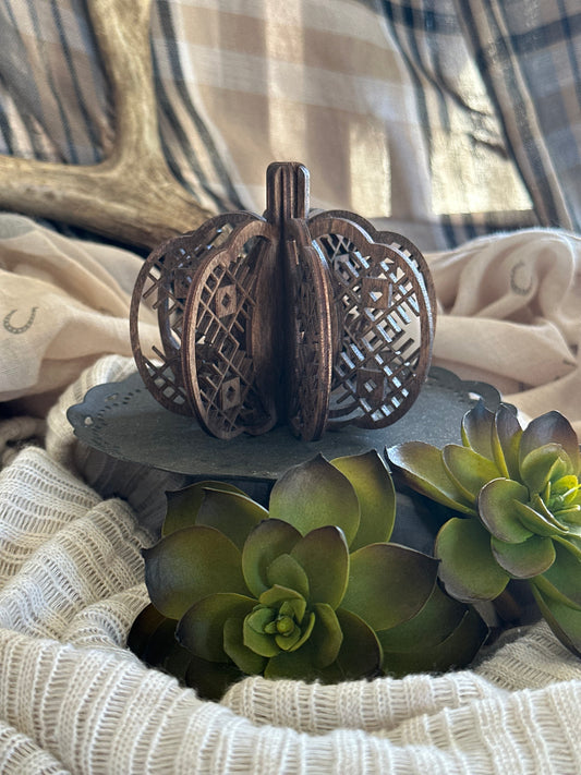 3D Southwestern Small Pumpkin