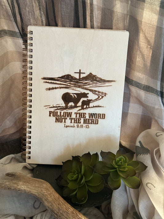 Follow The Word Not The Herd Notebook