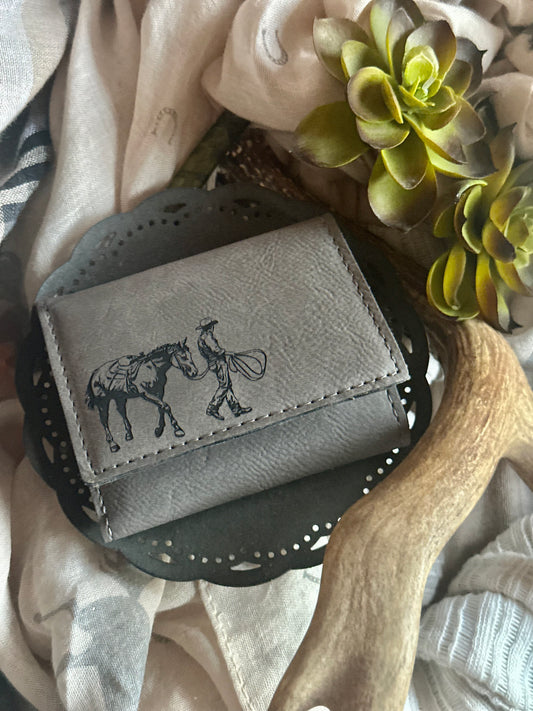 Cowboy Tri Fold Wallet