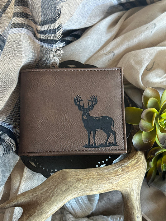 Majestic Buck Bifold Wallet with ID Pocket