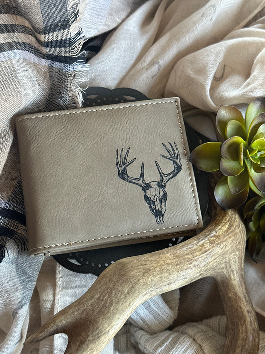 Bone Collector Bifold Wallet with ID Pocket