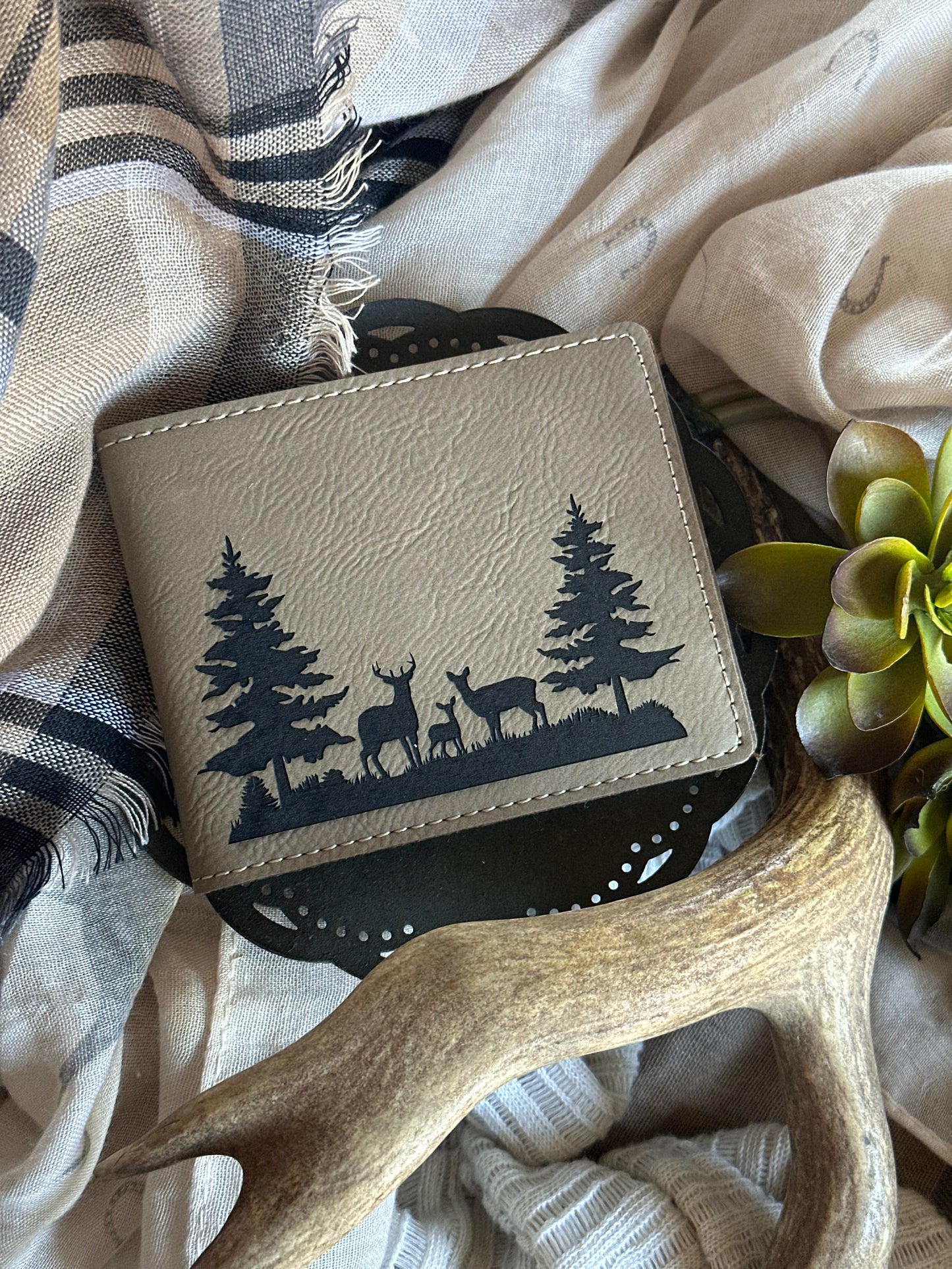Woodland Deer Bifold Wallet