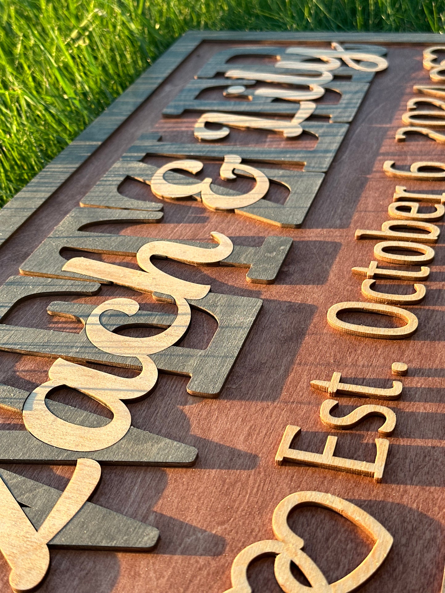 Custom Name Sign