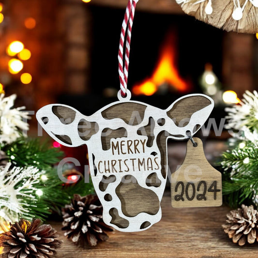 2024 Cow Ornament