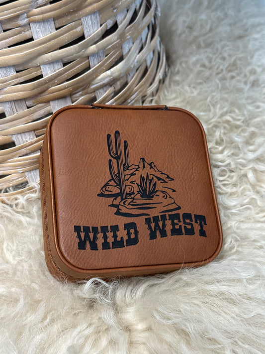 Welcome to the Wild Small Travel Jewelry Box