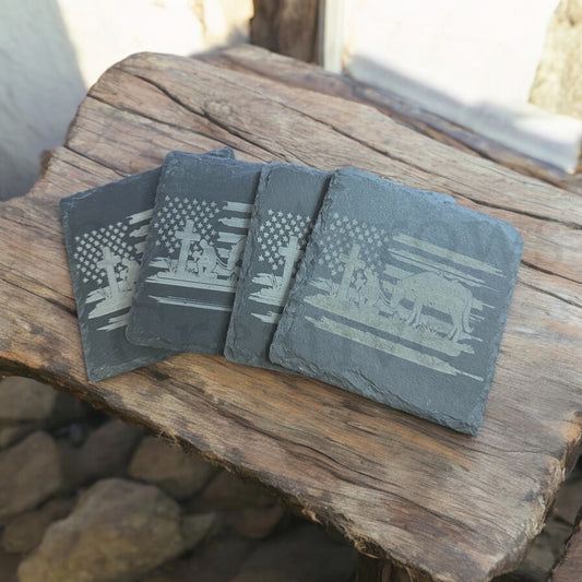 Faith & Freedom Coaster Set