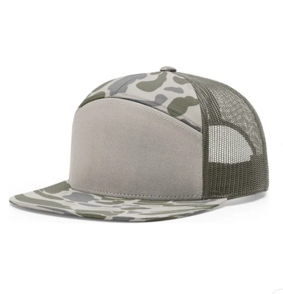 The Briar Flat Brim Trucker Hat